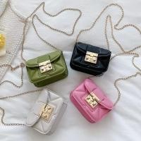 ราคา กระเป๋าสะพายข้างมินิมอล แฟชั่นม กระเป๋าสะพายข้างสายโซ่ น่ารักกระเป๋าทรงสี่เหลี่ยม (29902944070)