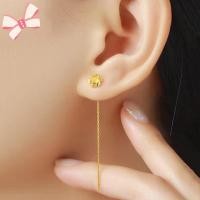 ราคา Gold Pawnable Lucky Grass พู่ Earline ต่างหูสําหรับผู้หญิงเครื่องประดับ (49460720284)
