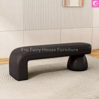 ราคา Fairyhouse bench สตูลท้ายเตียง ม้านั่ง เก้าอี้เปลี่ยนรองเท้า สตูลยาว HX24 11 (24382595528)