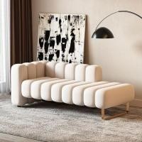 ราคา FairyHouse โซฟา โซฟายาว ผ้ากำมะหยี่ ขาเหล็ก สั่งทำสีได้ SF24 08 (25577919226)