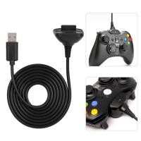 ราคา Mingxiu สายชาร์จ USB สําหรับ Xbox 360 Tangxi 2 in 1 1 5m Play และ Charge Controller Gamepad Joypad จอยสติ๊ก Balck (48911154916)