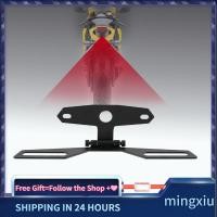 ราคา MING ที่วางไฟท้ายป้ายทะเบียนแบบพับได้ขายึดด้านหลังสําหรับรถจักรยานยนต์ ATV (29789852915)