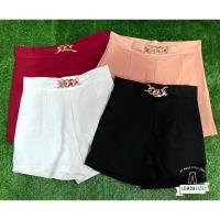 ราคา กางเกงขาสั้น กางเกงผ้าฮานาโกะ กางเกงเอวสูง รุ่นหัวโซ่ S 2XL (3007791612)