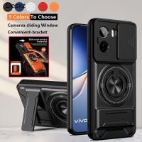ราคา ปลอกกันกระแทกสําหรับ ไอคิว Z11 ไอคิวซ์11 5ก แหวนหน้าต่างบานเลื่อนเคสโทรศัพท์วงเล็บเลนส์ป้องกันยืนผู้ถือฮาร์ดปกหลัง (50862330337)