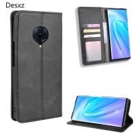 ราคา ปลอกหนังสําหรับ Vivo Nex 3 5G Vintage Flip Cover สําหรับ Vivo Nex3 กระเป๋าสตางค์แม่เหล็กกรณี PU กรณีผู้ถือบัตรขาตั้ง (53013992683)