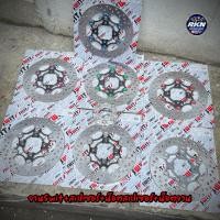 ราคา จานเบรคหน้า SWITแท้100 พร้อมสเปเซอร์ น็อตสเปเซอร์ น็อตจาน ใส่เวฟ125R S iบังลม ขนาดจาน220M (42605495614)