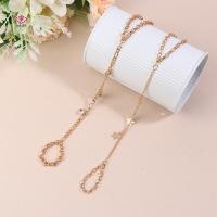 ราคา HWETR จี้โซ่สร้อยข้อมือ Link เชื่อมต่อสีทองสีกว้างแหวนนิ้วสร้อยข้อมือสําหรับผู้หญิง Link Hand Harness เครื่องประดับ (48163853431)