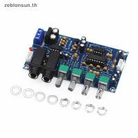 ราคา zeblonsun PT2399 Dual AC12V ดิจิตอลไมโครโฟนเครื่องขยายเสียงบอร์ดคาราโอเกะ Reverberation Board (56065243456)