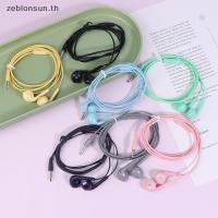 ราคา zeblonsun U19 หูฟังแบบมีสายพื้นผิวเรียบ หูฟัง Super Bass 3 5 มม พร้อมไมโครโฟนแฮนด์ฟรีตัดเสียงรบกวนหูฟังชุดหูฟังเพลง (50614520571)