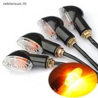 ราคา zeblonsun 12V 10W รถจักรยานยนต์ LED ไฟเลี้ยว Amber Blinker Light Lamp (49315271553)