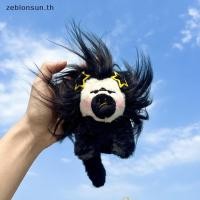 ราคา zeblonsun ตุ๊กตาน่ารักหน้าสีขาวลิงผมทอดตกแต่งพวงกุญแจด้วย Hairpins หวีตลกน่าเกลียดกระเป๋าตกแต่งตุ๊กตานุ่มของเล่นตุ๊กตา (48715271562)