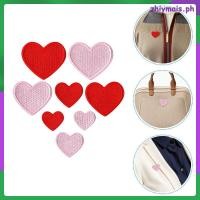 ราคา 8 ชิ้นหัวใจ Applique สําหรับเสื้อผ้าเย็บปักถักร้อยแพทช์ตกแต่ง zhiymais (53363658792)