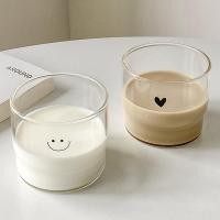 ราคา แก้วยิ้มถ้วยโปร่งใสพิมพ์ซิลิคอนซ้อนการ์ตูนถ้วยน่ารักสร้างสรรค์ห้องนั่งเล่นแก้วโบรอนสูง (55365819981)