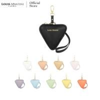 ราคา Louis Montini Fleur De Juillet กระเป๋าใส่เหรียญ PU สำหรับคล้องกระเป๋าทรงสามเหลี่ยม CVRS012 (23163174698)
