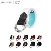 ราคา Louis Montini เข็มขัดผ้า เข็มขัดผู้ชาย เข็มขัดผู้หญิง เข็มขัดแฟชั่น Canvas Belt MCT15 (3252687897)