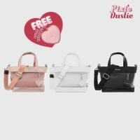 ราคา Louis Montini Pixie Dustie กระเป๋าสะพายข้าง กระเป๋าใส PU Pixie Classic Bag Collection PIX02 (25136893668)