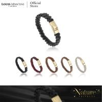 ราคา Louis Montini Nature Trinkets สร้อยข้อมือหนังวัวแท้ หนังถักแฮนด์เมด LEABL002 (16095404478)