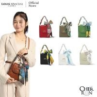 ราคา Louis Montini The Hancroc กระเป๋าถือ ผู้หญิง หนังวัวอัดลายจระเข้ หนังวัวแท้ กระเป๋าสะพายข้าง WHB08 (3567022977)