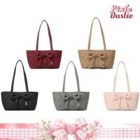 ราคา Louis Montini Pixie Dustie กระเป๋าสะพายข้าง กระเป๋าปักลายโบว์บุฟองน้ำ รุ่น Pixie Ribbon Bloom Bag PIX38 (52415999849)