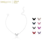 ราคา ส่งด่วนฟรี Louis Montini Jewelry Sterling Silver 925 Bracelet สร้อยข้อมือเงินแท้ 92 5 รูป butterfly LJBL05 (19542839551)