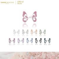 ราคา Louis Montini Jewelry ต่างหูเงินแท้ 92 5 ต่างหูผู้หญิง รูปปีกผีเสื้อ LJER134 LJER135 LJER136 (25103204764)