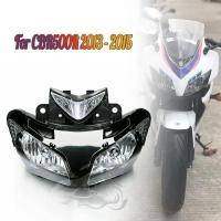 ราคา Fit สําหรับ 2013 2015 Honda CBR500R ไฟหน้ารถจักรยานยนต์ไฟหน้าชุด CBR 500R 500 R 2014 ไฟหน้า (54763224174)