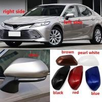 ราคา Auto Wingประตูด้านข้างกระจกกรณีเชลล์ด้านนอกกระจกมองหลังฝาครอบสําหรับToyota Camry 2018 2019 2020 2021 2022 2023 (47012046722)