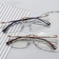 ราคา 0 400 Retro แว่นตาโบราณ Anti blue Light Anti fatigue ความละเอียดสูง Anti fatigue แว่นตา Progressive สําหรับผู้สูงอายุ (47061892111)