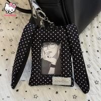 ราคา trysingoin Y2K Polka Dot กระต่ายหูผู้ถือบัตร 3 นิ้ว Kpop Photocard ผู้ถือของขวัญสไตล์เกาหลีกระเป๋าจี้ TH (43783367714)