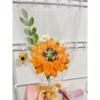 ราคา ช่อดอกทานตะวันจากลวดกำมะหยี่ ช่อกลาง (26928346696)