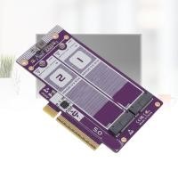 ราคา Zunate NVME ถึง PCIe 5 0 X8 การ์ดขยาย Dual M 2 NVMe อะแดปเตอร์ฮาร์ดไดรฟ์พร้อม Baffle รองรับ Nvme Ssd ขนาด 2230 (45065262606)