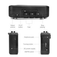 ราคา Cixing เครื่องเล่นเทปคาสเซ็ตแบบพกพาส่วนบุคคล Walkman AM FM วิทยุพร้อมแจ็ค Eeadphone ขนาด 3 5 มม (44963424070)