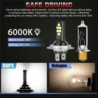 ราคา Hot Fashion H4 H7 ไฟหน้ารถ LED ชุดหลอดไฟ High Low Beam LED รถยนต์หลอดไฟ LED (53315141406)