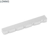 ราคา LONNG Bass Guitar Nut Pre cut Slotted 5 String Design Guitar Nut วัสดุโลหะเงินที่ทนทาน น็อตเบสไฟฟ้า กีตาร์เบส (54765607311)