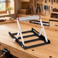 ราคา LONNG แท่นเลื่อย Miter ตัดรองรับแบบปรับได้อเนกประสงค์ ขายึดรองรับแท่นเลื่อยโต๊ะออกแบบพับได้การก่อสร้างโลหะทนทานสําหรับการตัด (54814262090)