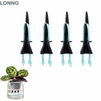 ราคา LONNG 4 ชิ้น Self Watering Spikes Root Rot ป้องกันน้ําพืชดูดซับน้ํา DIY Assembly Self Absorbing เชือกฝ้ายอุปกรณ์รดน้ําอัตโนมัติกระถางต้นไม้ (53665631739)