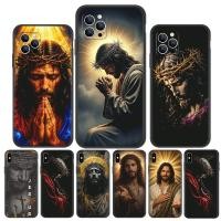 ราคา IPhone 5 5s SE 6s 6 7 8 Plus X XS XR 11 Pro Max TPU ความเข้ากันได้ Soft Case เคสโทรศัพท์ เคสป้องกัน R 8 jesus christ สวดมนต์ (57363396904)