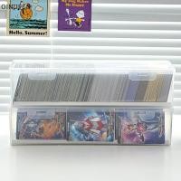 ราคา ONU พลาสติกใสpartmentalized Organizer กล่องถือ 50 การ์ดเกมกล่องเก็บปรับ Divider สําหรับ PTCG การ์ด FEI (48266307310)