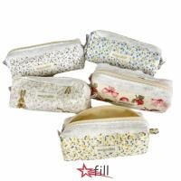 ราคา FILL กระเป๋าดินสอ ซิปลูกไม้ Trim ดอกไม้ดินสอ แบบพกพาผ้าฝ้ายกระเป๋าเครื่องเขียนเครื่องเขียนเครื่องเขียนสํานักงาน (49715250665)