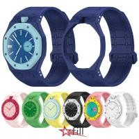 ราคา FILL สายรัดแม่เหล็ก ชุดการปรับเปลี่ยนนาฬิกาแปลงเป็นนาฬิกาข้อมือ สายเปลี่ยนซิลิโคนแบบปรับได้คุณภาพสูงสําหรับ X AP Royal POP Pocket Watch Accessories (48116384522)