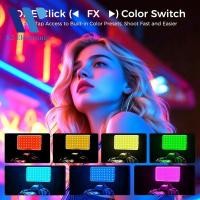 ราคา ไฟวิดีโอ RGB Full Color 2500 9000K เติมแสง 3000mAh แบตเตอรี่สําหรับกล้องสมาร์ทโฟนการถ่ายภาพบันทึกวิดีโอ Live Broadcasting gjxqnakjjph (42833426590)