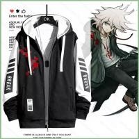 ราคา DC2 Danganronpa Nagito Komaeda การ์ตูนอะนิเมะซิป Hoodie coat แจ็คเก็ต Unisex แขนยาว (41883037476)