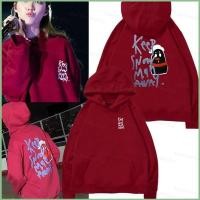 ราคา DC2 ประเทศไทย LingOrm Lingling graffiti snowman ไวน์แดง Hoodie เสื้อกันหนาว Unisex แขนยาว (44233129391)