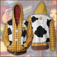 ราคา DC2 TOY STORY 5 Buzz Lightyear Woody อะนิเมะซิป Hoodie coat แจ็คเก็ต Unisex Top (28495415822)