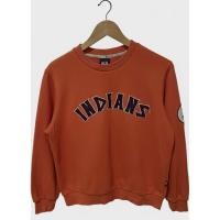 ราคา MLB Sweater MAJOR LEAGUE BASEBALL MLB INDIANS สเวตเตอร์ ทีมเบสบอล Cleveland Indians สีส้ม (42526234951)