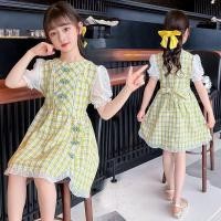 ราคา จํากัดเวลา Seckill Girls Checked Hanfu Cheongsam Dress Fashion Princess Dress Summer 2026 (45016143700)