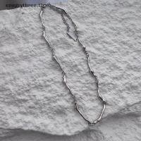 ราคา TH Fashion Silver Irregular Minimalist Chain Nelace Men Simple Fashion Statement Accessory (49311692198)