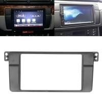 ราคา Mingxiu 2 Din วิทยุ Fascia กรอบสําหรับ 3 Series E46 1998 2005 แผงสเตอริโอ Bezel Direct Fit เปลี่ยน ABS ภายในรถ (54962011936)