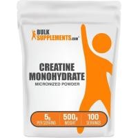 ราคา BulkSupplements com Creatine Monohydrate Powder Micronized Creatine Powder Unflavored Pure Gluten Free 5g per Serving 500g 1 1 lbs Pack of 1 (51760371790)