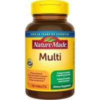 ราคา Nature Made Multivitamin Tablets with Iron Multivitamin for Women and Men for Daily Nutritional Support Nature Made Multi Vitamins for Adults 130 Tablets 130 Day Supply (47760396800)